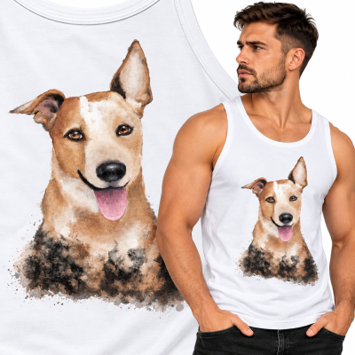 TANK TOP ZWIERZĘTA  DOG 8